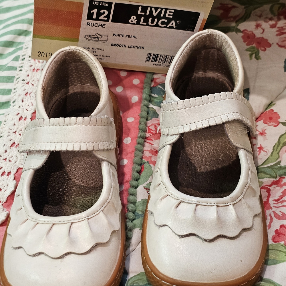 Livie & Luca White Pearl Dress Shoes